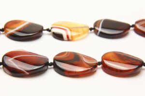 Natural Red Agate Largemm Oval Semi Precious Gemstones