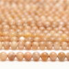 Sunstone 4mm Round Semi Precious Gemstones