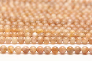 Sunstone 4mm Round Semi Precious Gemstones