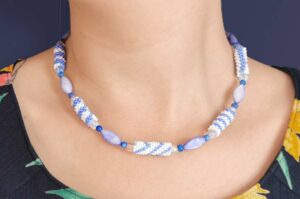 Ocean Tide Blue St Tropez Necklace Kit