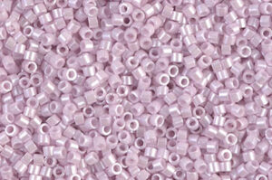 Opqaue Pale Rose Ceylon Delica Beads