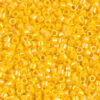 Opaque Canary AB Delica Beads