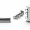 11x20mm Silver 3 Strand Magnetic Barrel Clasp