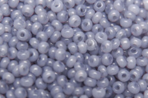 Alabaster Storm Cloud Preciosa Seed Beads