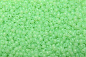 Alabaster Lime Preciosa Seed Beads