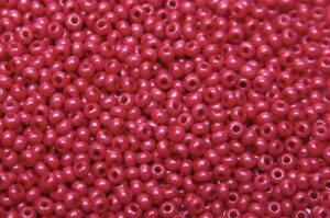 Opaque Magenta Chalk Preciosa Seed Beads
