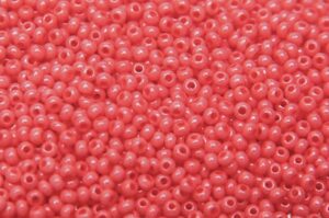 Opal Hot Pink Preciosa Seed Beads