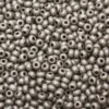 Satin Grey Chalk Sfinx Preciosa Seed Beads