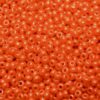 Burnt Orange Luster Preciosa Seed Beads