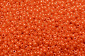 Burnt Orange Luster Preciosa Seed Beads