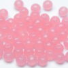 4mm Cloudy Pink Round Czech Glass Beads