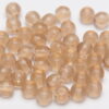 4mm Champagne Round Czech Glass Beads