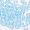 4mm Transparent Sky Blue Round Czech Glass Beads