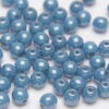 4mm Opaque Denim Round Czech Glass Beads