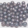 4mm Peweter AB Round Czech Glass Beads