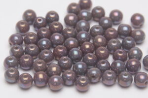 4mm Lustre Evening Sky Round Czech Glass Beads