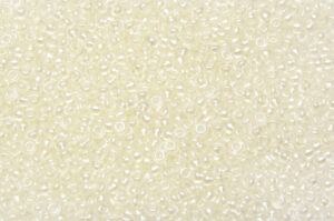 Luster Pearl Lined White Ivory Preciosa Seed Beads