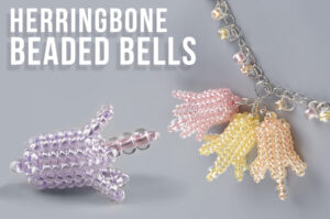 Herringbone Beaded Bells Pattern Download