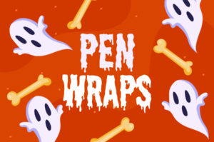 Halloween Pen Wraps Pack 2 Pattern Download