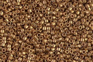 Metallic Light Bronze Delica Beads