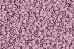 Rose Matted Delica Beads