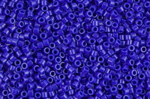 Opaque Dark Blue Delica Beads