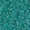 Sparkling Aqua Green Lined Crystal Delica Beads