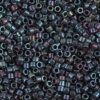 Metallic Midnight Blue Gold Iris Delica Beads