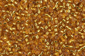 DuraCoat Silver Lined Yellow Gold Delica Beads