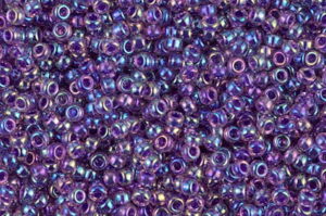 Purple Lined Amethyst AB Miyuki 11/0 Seed Beads