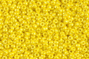 Opaque Yellow Luster Miyuki 11/0 Seed Beads