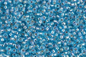 Silver Lined Aqua AB Miyuki 11/0 Seed Beads