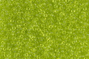 Transparent Chartreuse Miyuki 15/0 Seed Beads