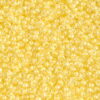 Yellow Lined Crystal Miyuki 15/0 Seed Beads