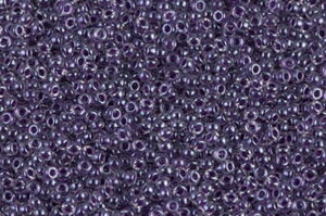 Grape Lined Crystal Miyuki 15/0 Seed Beads