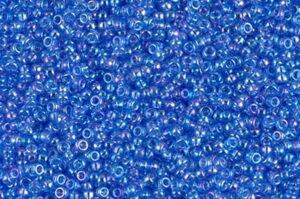 Transparent Light Sapphire AB Miyuki 15/0 Seed Beads