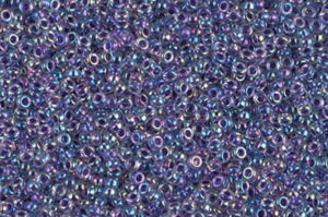 Amethyst Lined Crystal AB Miyuki 15/0 Seed Beads