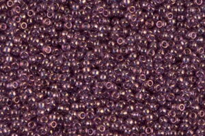 Amethyst Gold Luster Miyuki 15/0 Seed Beads
