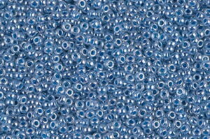 Dark Sky Blue Ceylon Miyuki 15/0 Seed Beads