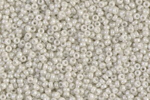 Opaque Lime Stone Lustre Miyuki 15/0 Seed Beads