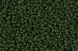 Opaque Olive Miyuki 15/0 Seed Beads