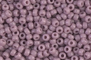Opaque Mauve Miyuki 8/0 Seed Beads