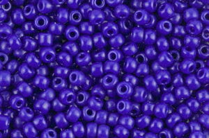 Opaque Cobalt Miyuki 8/0 Seed Beads