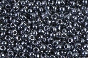Gunmetal Miyuki 8/0 Seed Beads