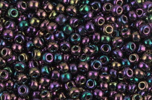 Metallic Purple Iris Miyuki 8/0 Seed Beads