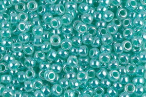 Turquoise Ceylon Miyuki 8/0 Seed Beads