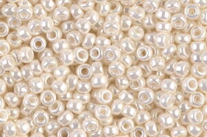 Antique Ivory Pearl Ceylon Miyuki 8/0 Seed Beads