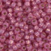 Dark Rose Silver Lined Alabaster Miyuki 8/0 Seed Beads