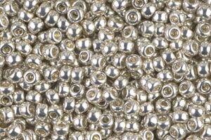Galvanized Silver Miyuki 8/0 Seed Beads