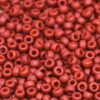 Matted Opaque Terracotta Miyuki 8/0 Seed Beads